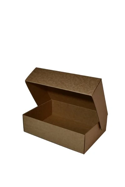 SAMPLE - E Flute - One Piece Mailing Gift Box 28655 - Suits 6 Donuts - Kraft Brown - Image 2