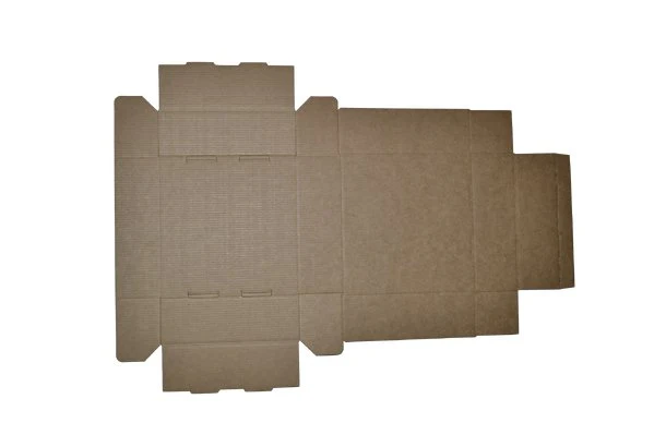 SAMPLE - E Flute - One Piece Mailing Gift Box 28656 - Small Cookie - Kraft Brown - Image 3