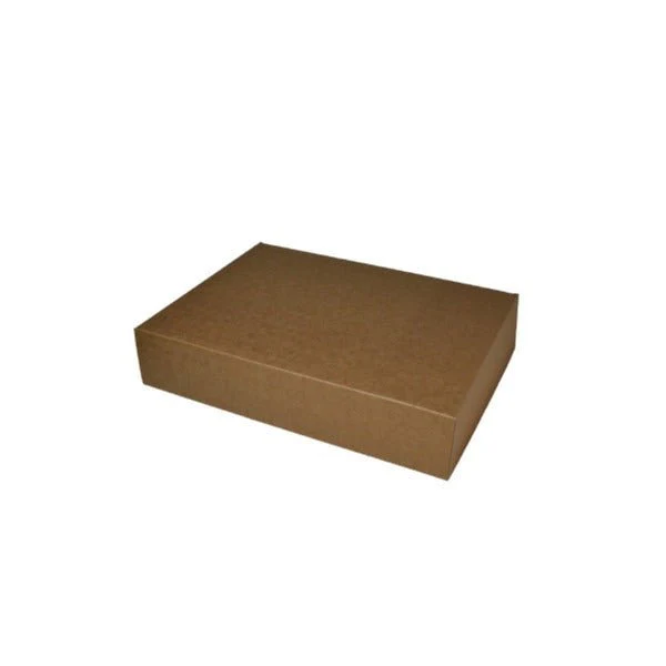 SAMPLE - E Flute - One Piece Mailing Gift Box 28657 - Suits 12 Donuts - Kraft Brown
