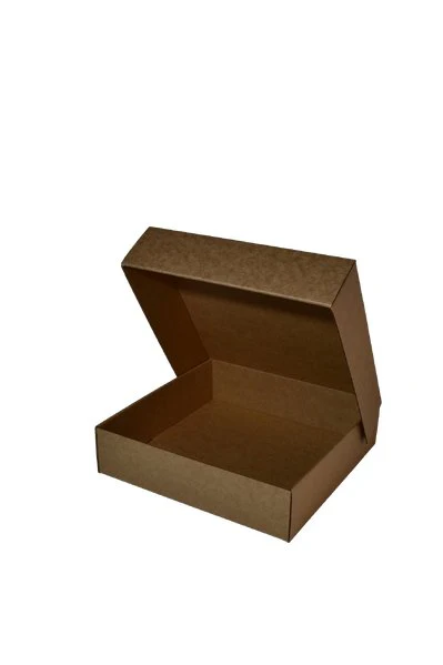 SAMPLE - E Flute - One Piece Mailing Gift Box 28658 - Large Cookie - Kraft Brown - Image 2