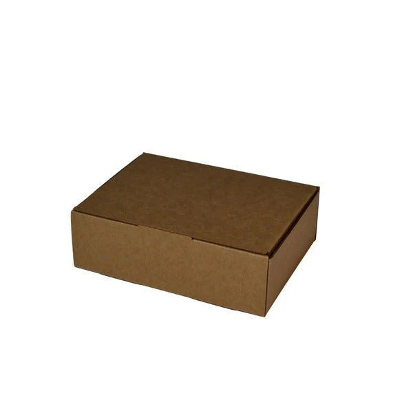 SAMPLE - E Flute - One Piece Mailing Gift Box 28735 - Kraft Brown