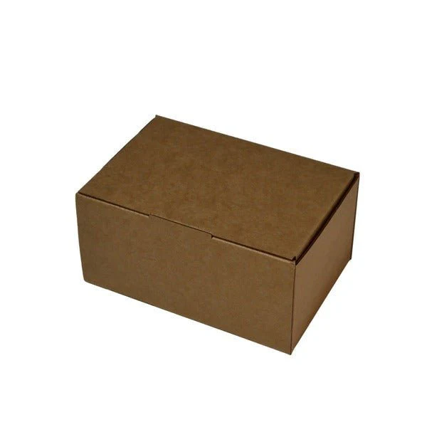 SAMPLE - E Flute - One Piece Mailing Gift Box 28736 - Kraft Brown