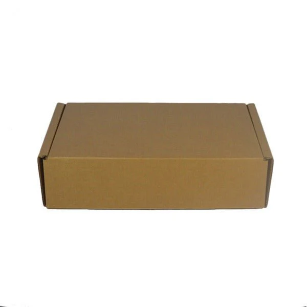 SAMPLE - E Flute - One Piece Postage & Mailing Box 15075 - Kraft Brown