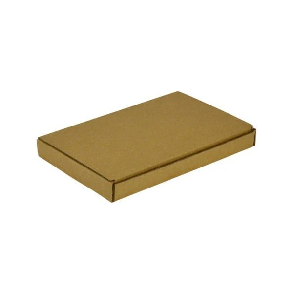 SAMPLE - E Flute - One Piece Postage & Mailing Box 16170 - Kraft Brown