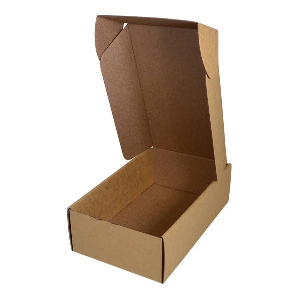 SAMPLE - E Flute - One Piece Postage & Mailing Box 18437 - Kraft Brown - Image 2