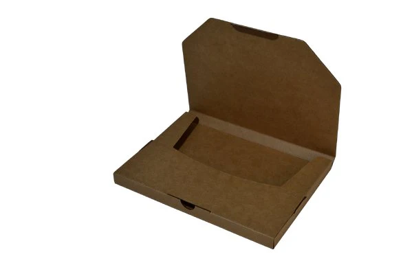 SAMPLE - E Flute - One Piece Slim Line Postage & Mailing Box 28782 - Kraft Brown - Image 2