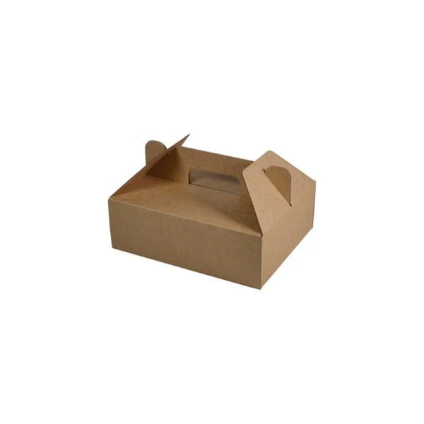 SAMPLE - E Flute - Small Food Delivery Box 24684 - Kraft Brown