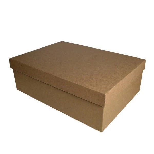 SAMPLE - E Flute - Two Piece Postage & Gift Box 23007ABC (Base & Lid) - Kraft Brown