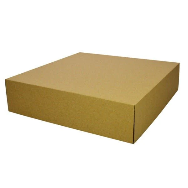 SAMPLE - E Flute - Two Piece Postage & Gift Box 6592 (Base & Lid) - Kraft Brown