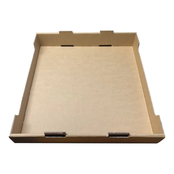 SAMPLE - Large Heavy Duty Stackable Cardboard Catering and Storage Tray (One Piece Self Locking) - Kraft Brown - Image 2