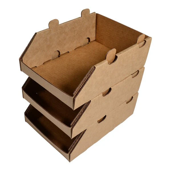 SAMPLE - Mini Stackable Storage & Bin Box 29990 - Kraft Brown - Image 9
