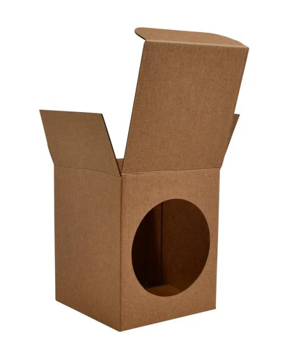SAMPLE - One Piece Gift Mailer Box 30077 - Kraft Brown - Image 3