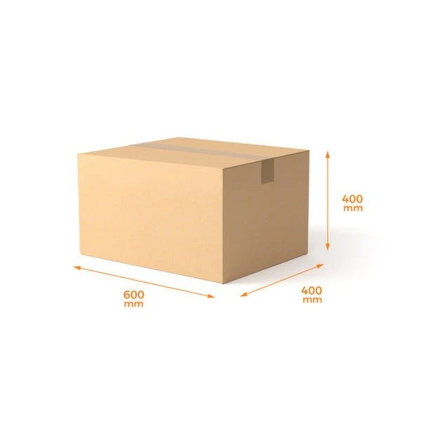 SAMPLE - RSC Shipping Carton 237538 - 1C Kraft Brown Board (600 x 400 x 400mm)