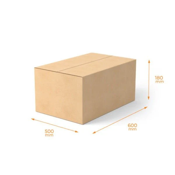 SAMPLE RSC Shipping Carton 300855. 1C Kraft Brown Board