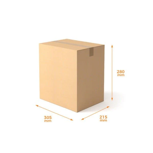 SAMPLE - RSC Shipping Carton A4280 - 1C Kraft Brown Board (305 x 215 x 280mm)