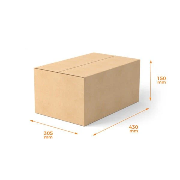 SAMPLE - RSC Shipping Carton AA4150 - 1C Kraft Brown Board (430 x 305 x 150mm)