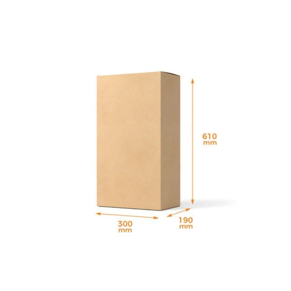 SAMPLE - RSC Shipping Carton Code 14T - 1C Kraft Brown Board (300 x 190 x 610mm)