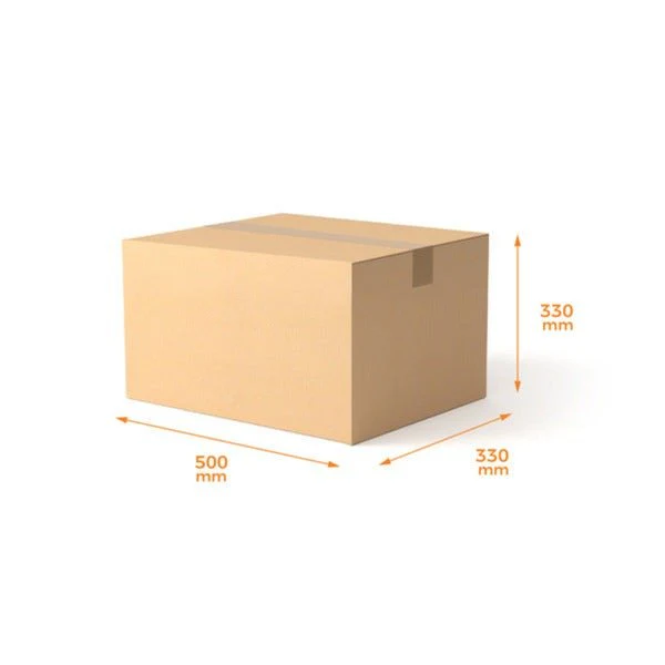 SAMPLE - RSC Shipping Carton Code 175 - 1C Kraft Brown Board (500 x 330 x 330mm)