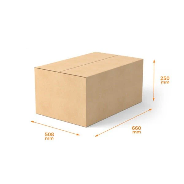 SAMPLE - RSC Shipping Carton Code 32 - 1C Kraft Brown Board (660 x 508 x 250mm)