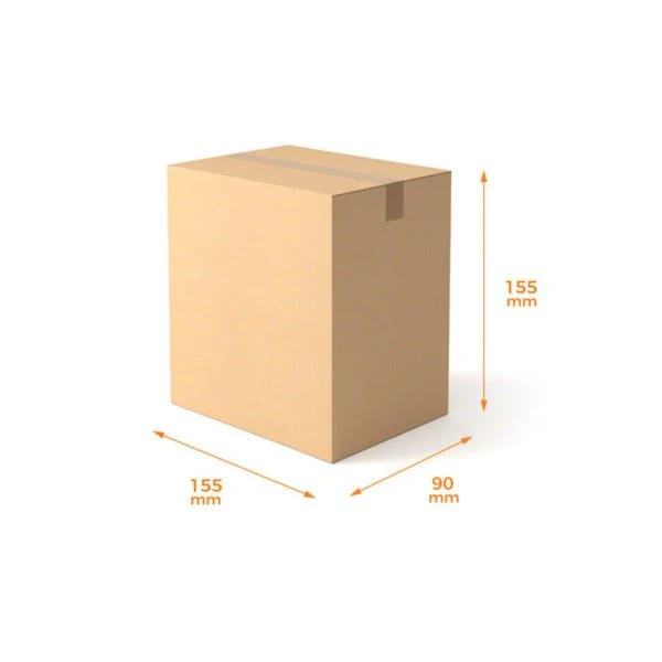 SAMPLE - RSC Shipping Carton Code 419 - 1C Kraft Brown Board (155 x 90 x 155mm)