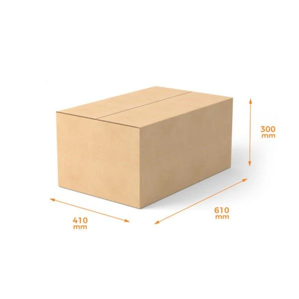 SAMPLE - RSC Shipping Carton HD Export - 1C Kraft Brown Board (610 x 410 x 300mm)