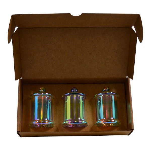 Small Glass Candle 3 Danube Jar Pack with Insert (MTO) - Image 5