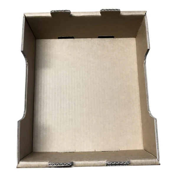 Small Heavy Duty Storage Box - Stackable Cardboard Catering and Storage Tray (One Piece Self Locking) - Image 3