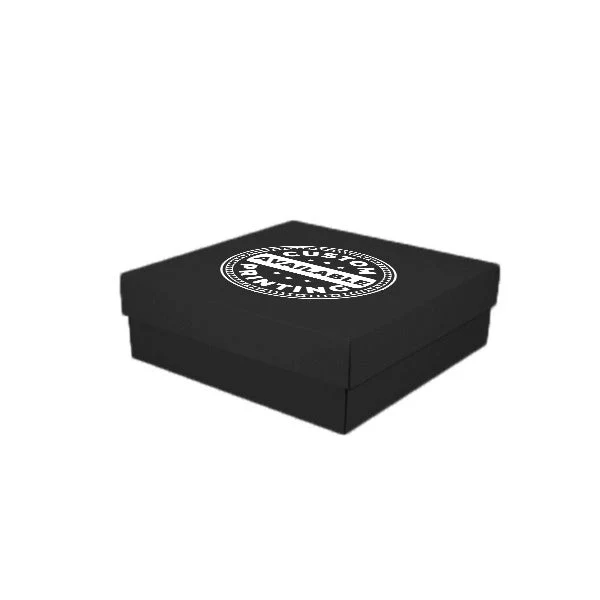 Two Piece 300mm Square Cardboard Gift Box - 100mm High - Image 13