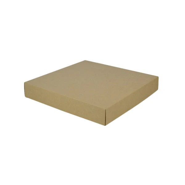 Two Piece 300mm Square Cardboard Gift Box - 50mm High