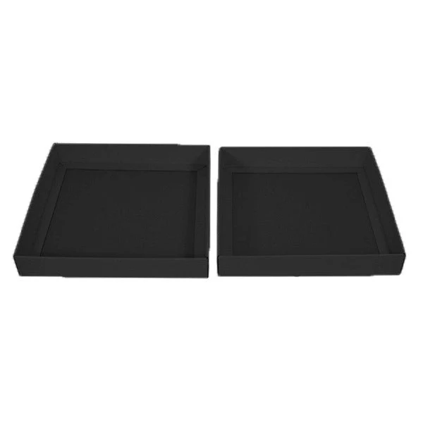 Two Piece 300mm Square Cardboard Gift Box - 50mm High - Image 10