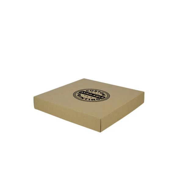 Two Piece 300mm Square Cardboard Gift Box - 50mm High - Image 11