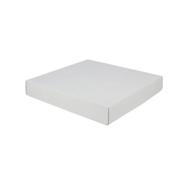 Two Piece 300mm Square Cardboard Gift Box - 50mm High - Image 5
