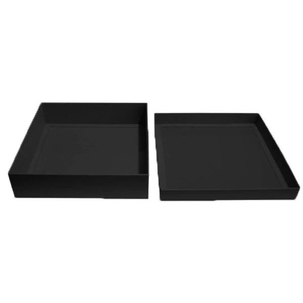 Two Piece 400mm Square Cardboard Gift Box - 100mm High - Image 10