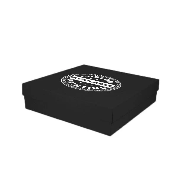 Two Piece 400mm Square Cardboard Gift Box - 100mm High - Image 13