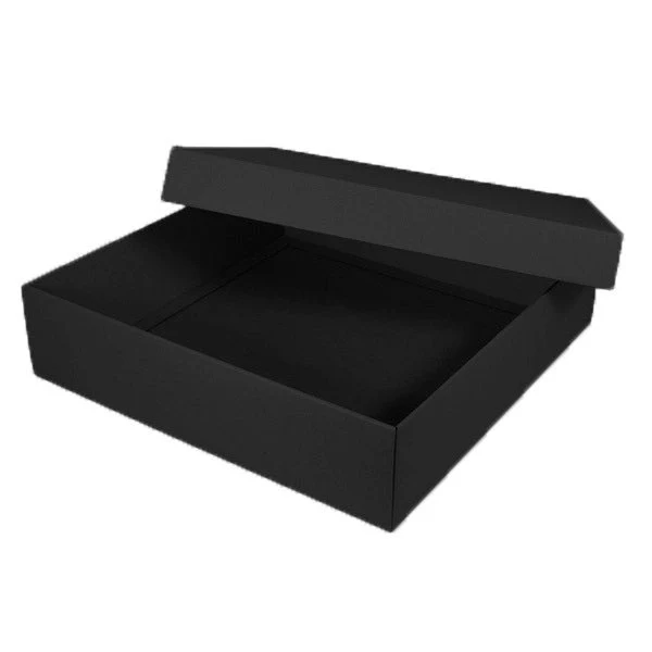Two Piece 400mm Square Cardboard Gift Box - 100mm High - Image 9