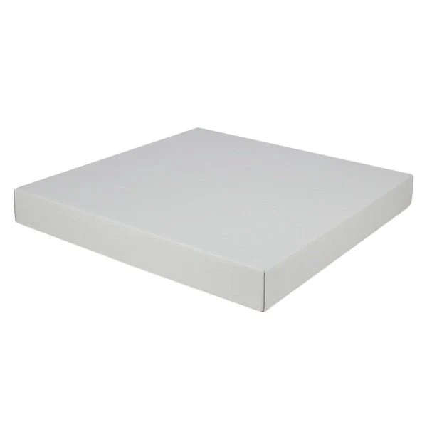 Two Piece 400mm Square Cardboard Gift Box (Base & Lid) 50mm High - Image 5