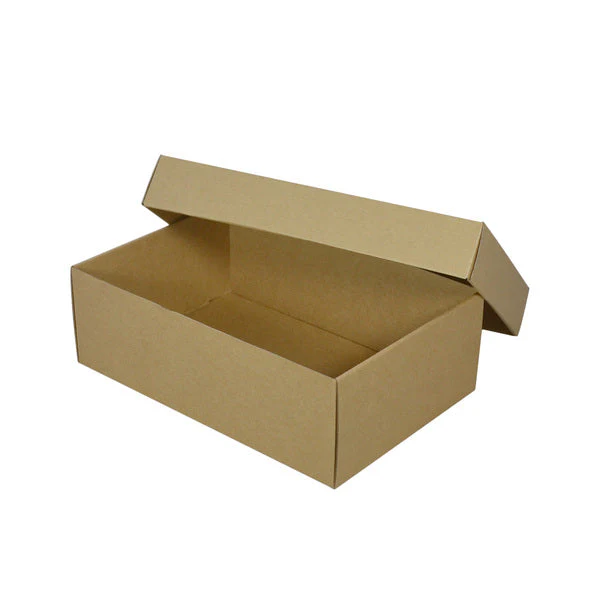 Two Piece Cardboard Shoe Box - 100mm High (Base & Lid) - Image 2