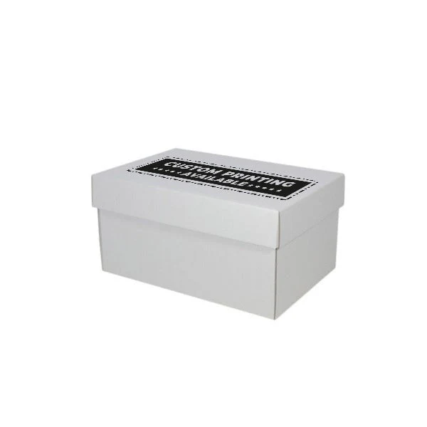 Two Piece Cardboard Shoe Box - 150mm High - Base & Lid - Image 12