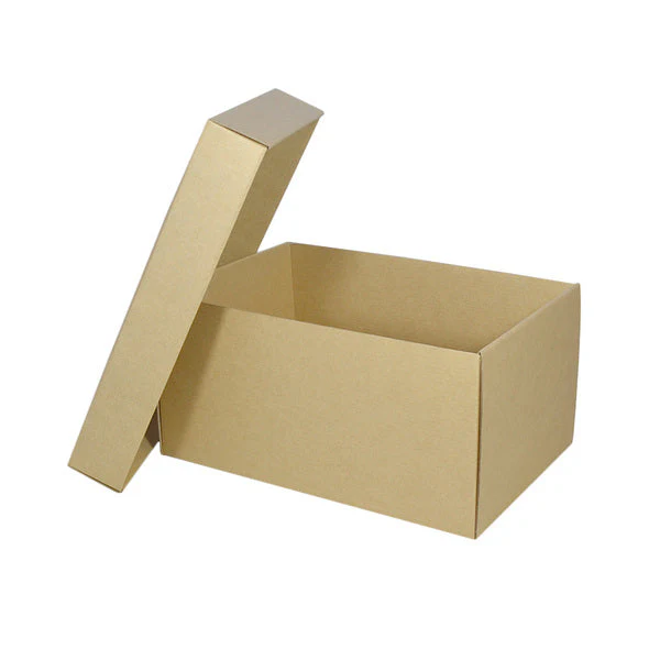 Two Piece Cardboard Shoe Box - 150mm High - Base & Lid - Image 2
