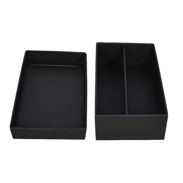 Two Piece Double Wine Gift Box with divider (Base & Lid) - Image 6